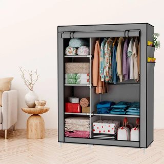 Armario Tela Gris 170x105cm