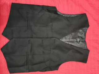 Abito LINO CON nero taglia L (Taglia 40)