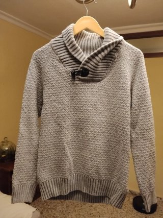 Jersey gris H&M cuello