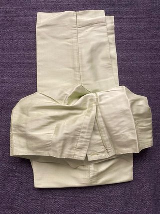 Pantalones GAP de Seda Verdes
