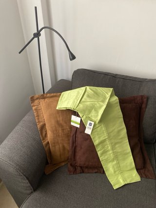 Pantalones GAP de Seda Verdes