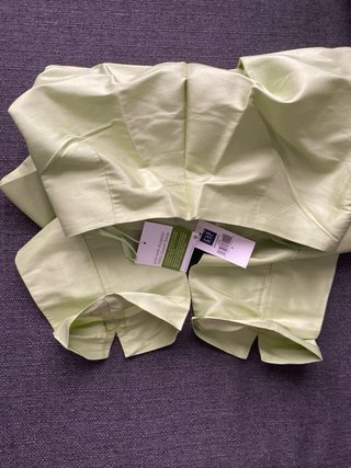 Pantalones GAP de Seda Verdes