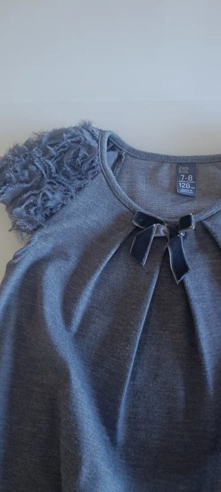 Vestito Zara Kids grigio 7-8 anni 128 cm