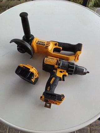 AMOLADORA DEWALT DCG412 Y TALADRO DEWALT DCD996