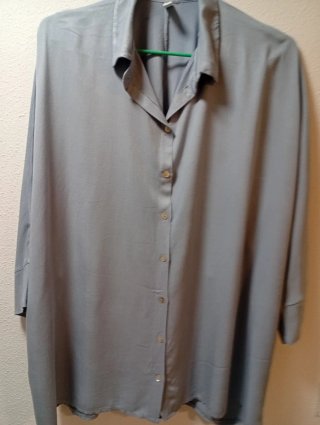Camisa Italiana Gris Talla Única