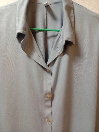 Camisa Italiana Gris Talla Única