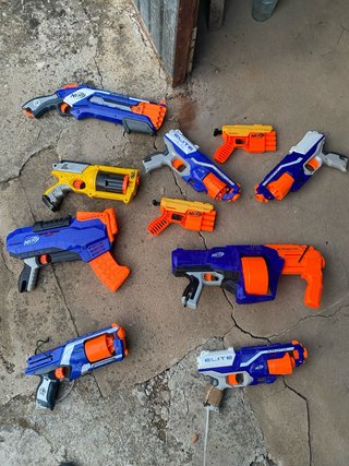 Lote 10 Pistolas Nerf