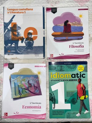Libros 1.º Bachillerato de IES Ángel de Saavedra