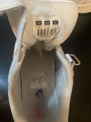 Zapatillas Fila Blancas Talla 32