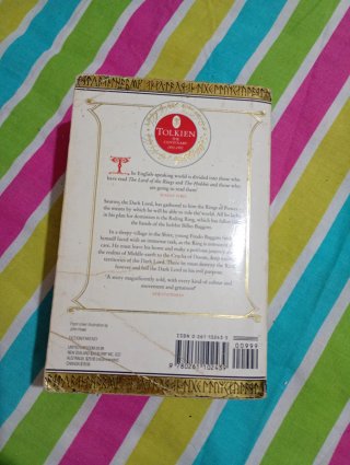 Libro el señor de los anillos (inglés)