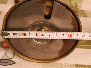 Lampada da tavolo antica in ottone