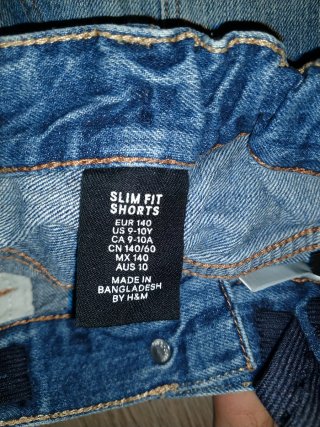 Pantalones vaqueros cortos 146cm