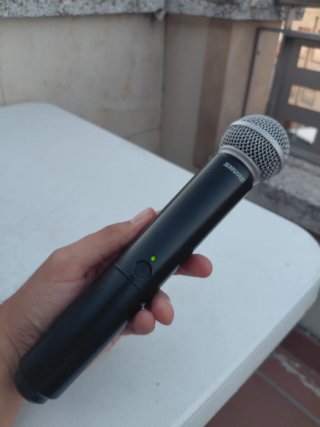 Micrófono Shure SM58 + Receptor BLX4R
