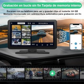 Pantalla de Coche 9 pulgadas CarPlay/Android