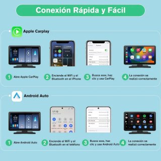 Pantalla de Coche 9 pulgadas CarPlay/Android
