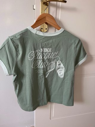 Camiseta Nike Tenis Mujer Verde Claro