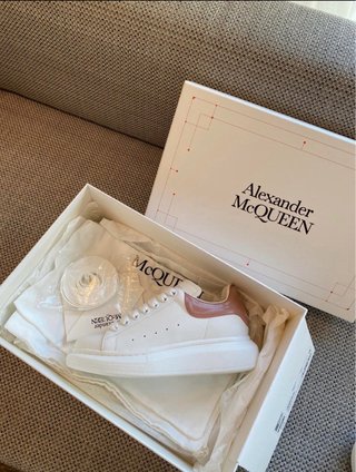 Alexander McQueen Zapatos Blanco y Rosa