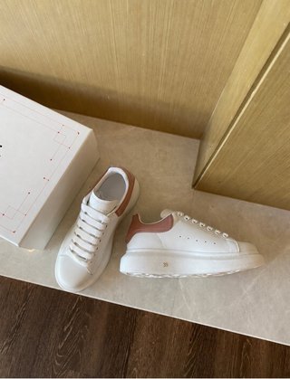 Alexander McQueen Zapatos Blanco y Rosa