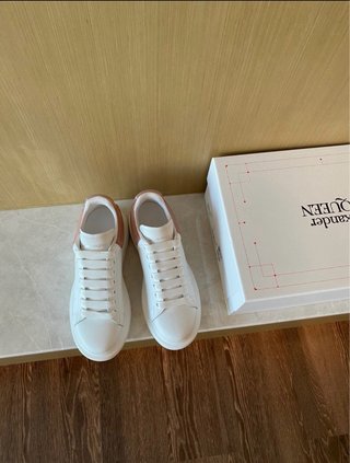 Alexander McQueen Zapatos Blanco y Rosa