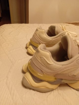 Zapatillas New Balance 38 Gris/Amarillo