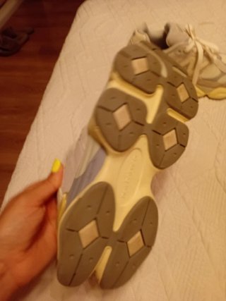 Zapatillas New Balance 38 Gris/Amarillo