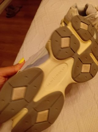 Zapatillas New Balance 38 Gris/Amarillo