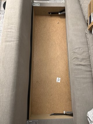 Divano letto beige/grigio