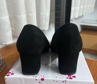 Tacones ante negros talla 38