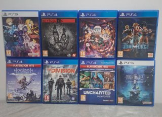 Lote Juegos PS4 y PS5: Uncharted, Horizon, Jump Fo