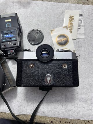 Yashica FX-2 Fotocamera Argento/Nero