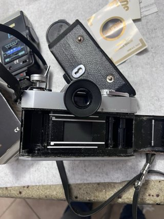 Yashica FX-2 Fotocamera Argento/Nero
