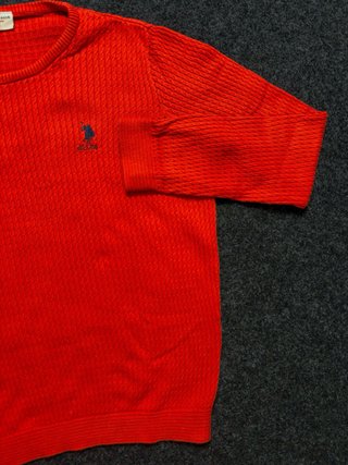 Jersey U.S. Polo Assn. Naranja Talla XL