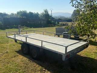 Remolque plataforma galvanizado