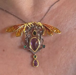Gargantilla jardin de las delicias joyas autor
