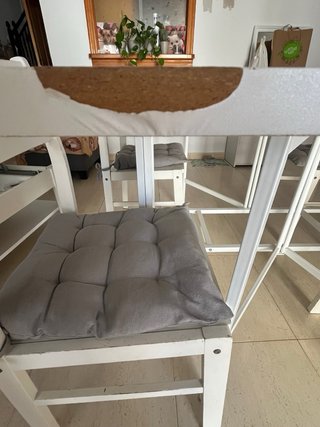 Conjunto de salón blanco