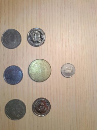 Lote de monedas variadas