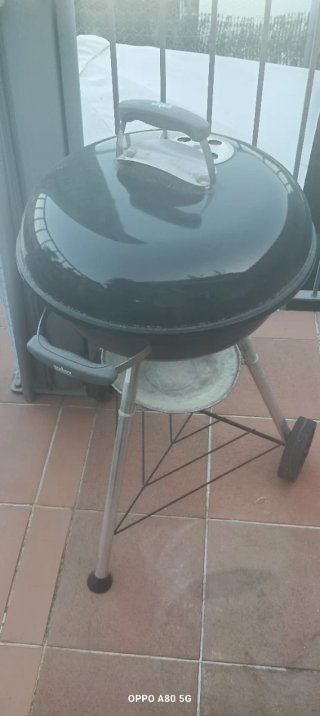 Barbacoa Weber Nera e Argentata