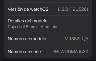 Apple Watch Series 3 Gris/Plata