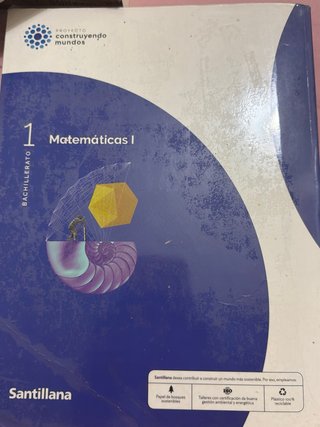 Matemáticas I 1 Bachillerato
