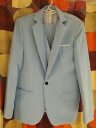Traje de hombre Jules azul claro Diseño moderno