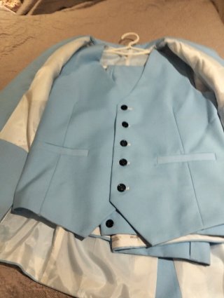 Traje de hombre Jules azul claro Diseño moderno