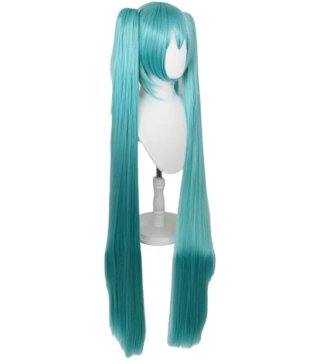 Peluca Hatsune Miku Cosplay Teal