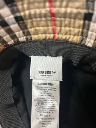 Gorro Burberry Beige