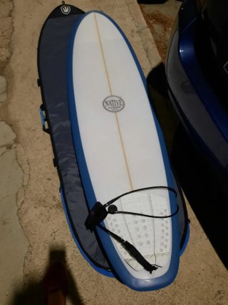 Tabla de surf evolutiva + funda+ invento