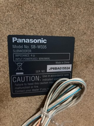 Subwoofer Panasonic