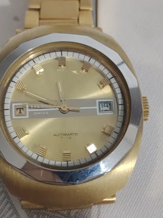 Reloj Tissot Automático Vintage Oro/Plata