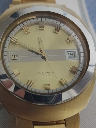 Reloj Tissot Automático Vintage Oro/Plata