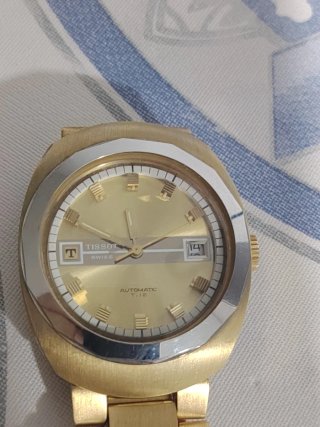 Reloj Tissot Automático Vintage Oro/Plata