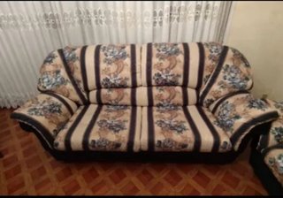 Conjunto Sofás 3 + 2 Plazas Tela