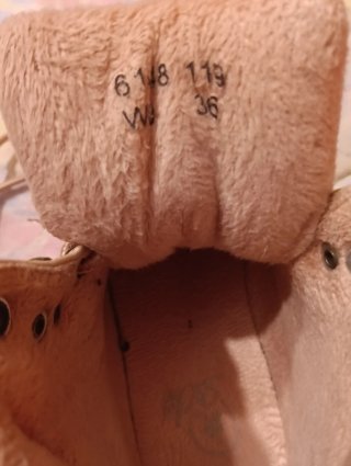 Botas montaña beige/rosa T.36